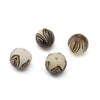 Wholesale Wood Beaded Accessories Chicken Wings Style Round Green Sandalwood Beads For Bracelet Necklace