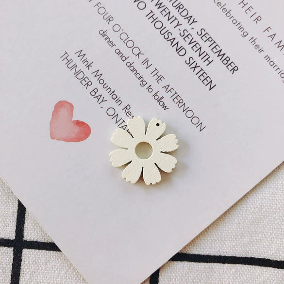 Wholesale Wood Candy Color Flower Earrings Jewelry Accessories
