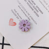 Wholesale Wood Candy Color Flower Earrings Jewelry Accessories