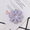 Wholesale Wood Candy Color Flower Earrings Jewelry Accessories