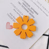 Wholesale Wood Candy Color Flower Earrings Jewelry Accessories