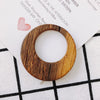 Wholesale Wood Earrings Simple Fashion Triangle Round Jewelry Accessories