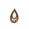 Wholesale Wood Earrings Simple Fashion Triangle Round Jewelry Accessories