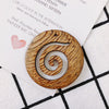 Wholesale Wood Earrings Simple Fashion Triangle Round Jewelry Accessories