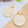 Wholesale Wood Geometric Drop Handmade Earrings For Women