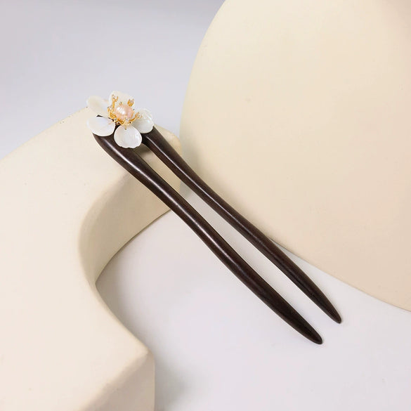 Wholesale Wood Hairpin Retro Style Geometric Women's Hair Accessory