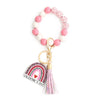 Wholesale Wooden Bead Love Bracelet With Keychain Modern Minimalist Style
