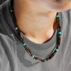 Wholesale Wooden Bead Necklace Geometric Bohemian Retro Handmade Men's