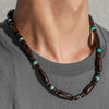 Wholesale Wooden Bead Necklace Geometric Bohemian Retro Handmade Men's
