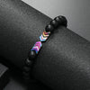 Wholesale Wooden Beaded Bracelet Geometric Style Pure Handmade Unisex