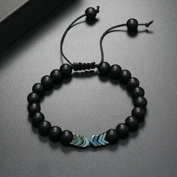 Wholesale Wooden Beaded Bracelet Geometric Style Pure Handmade Unisex