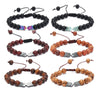 Wholesale Wooden Beaded Bracelet Geometric Style Pure Handmade Unisex
