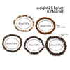 Wholesale Wooden Beaded Handmade Men's Hiphop Bracelet