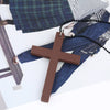 Wholesale Wooden Cross Simple Snake Bone Chain Necklace Accessories
