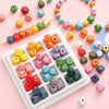 Wholesale Wooden Geometric Octagonal Beads As Handmade Bracelet Necklace Pendant Accessories