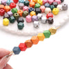 Wholesale Wooden Geometric Octagonal Beads As Handmade Bracelet Necklace Pendant Accessories