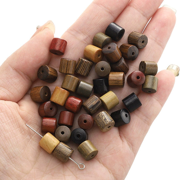Wholesale Wooden Round Beads Antique Handmade Jewelry Accessories