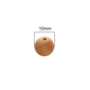 Wholesale Wooden Round Beads Antique Handmade Jewelry Bracelet Accessories With Oil Treatment And Geometric Style