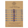 Wholesale Woven Adjustable Evil Eye Bracelet With Blue Eyes Handmade Cord Unisex And Women's