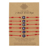 Wholesale Woven Adjustable Evil Eye Bracelet With Blue Eyes Handmade Cord Unisex And Women's