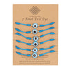 Wholesale Woven Adjustable Evil Eye Bracelet With Blue Eyes Handmade Cord Unisex And Women's