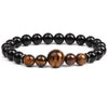 Wholesale Woven Bracelet Copper Geometric Simple Style Tiger Eye