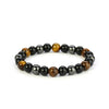 Wholesale Woven Bracelet Copper Geometric Simple Style Tiger Eye