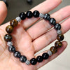 Wholesale Woven Bracelet Copper Geometric Simple Style Tiger Eye