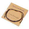 Wholesale Woven Bracelet Geometric Wood Handmade Unisex Fashion