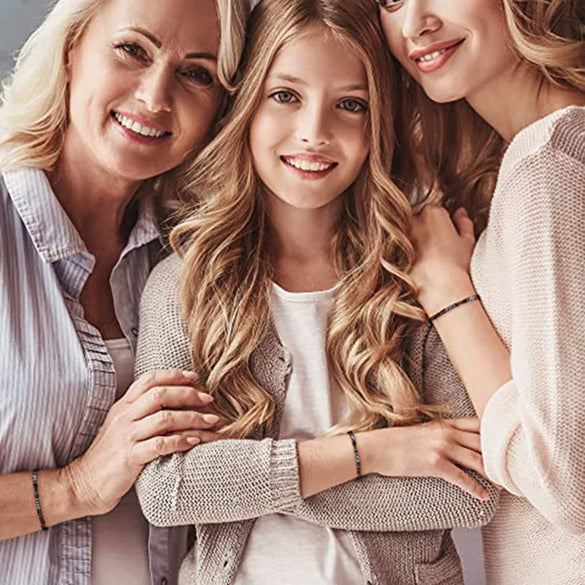 Wholesale Woven Bracelet Geometric Wood Handmade Unisex Fashion