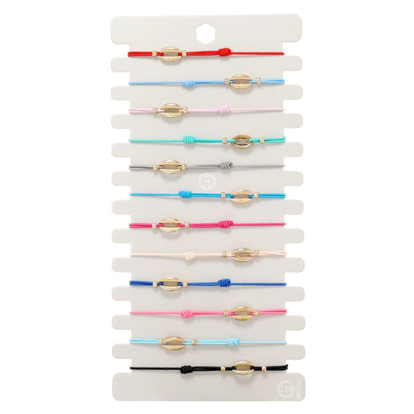 Wholesale Woven Elastic Geometric Fivepointed Star Unisex Bracelet