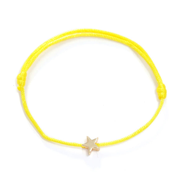 Wholesale Woven Elastic Geometric Fivepointed Star Unisex Bracelet