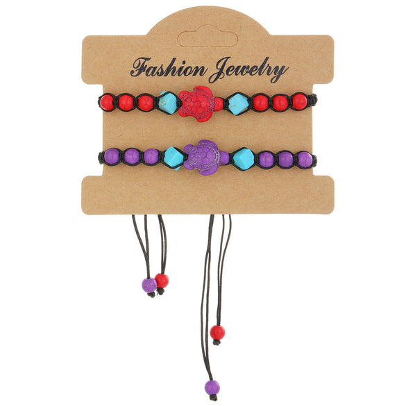 Wholesale Woven Thread Rope Bracelet Handmade With Geometric Animal Zodiac Pattern For Women