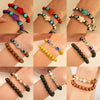 Wholesale Woven Thread Rope Bracelet Handmade With Geometric Animal Zodiac Pattern For Women