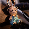 Wholesale Zinc Alloy Bear Car Key Pendant Women's Cute Exquisite Keychain Bag Pendant