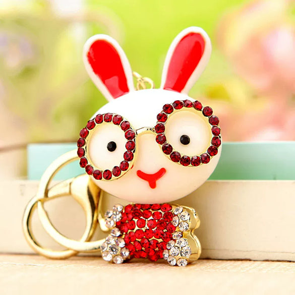 Wholesale Zinc Alloy Bear Car Key Pendant Women's Cute Exquisite Keychain Bag Pendant