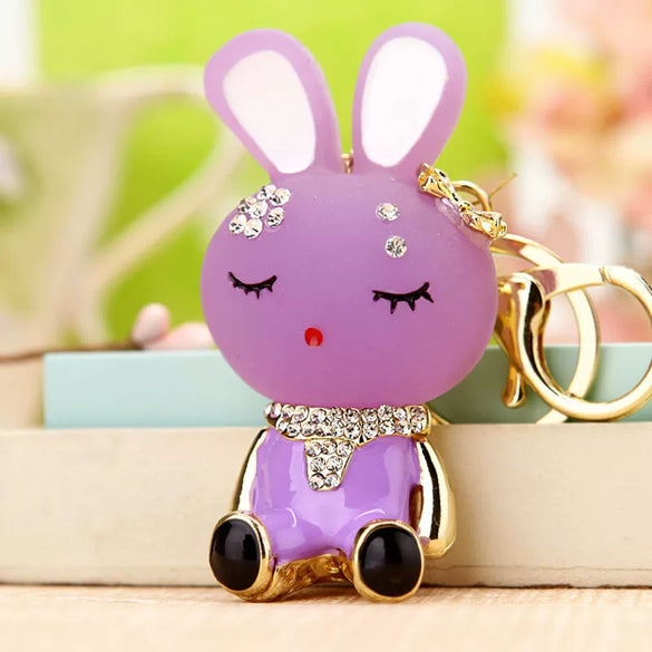 Wholesale Zinc Alloy Bear Car Key Pendant Women's Cute Exquisite Keychain Bag Pendant