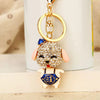 Wholesale Zinc Alloy Bear Car Key Pendant Women's Cute Exquisite Keychain Bag Pendant