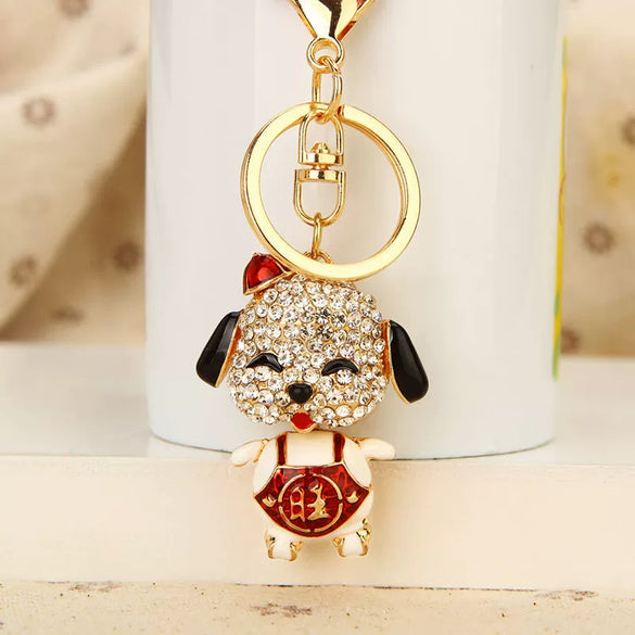Wholesale Zinc Alloy Bear Car Key Pendant Women's Cute Exquisite Keychain Bag Pendant