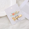 Wholesale Zinc Alloy Butterfly Pearl Hairpin For Women Natural Sweet Style Electroplated