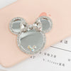 Wholesale Zinc Alloy Cartoon Doll Handmade Diamondembedded Cosmetic Mirror Jewelry Accessories Mobile Phone Shell