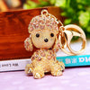 Wholesale Zinc Alloy Cute Style Puppy Car Keychain And Women's Bag Pendant