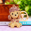 Wholesale Zinc Alloy Cute Style Puppy Car Keychain And Women's Bag Pendant