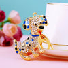 Wholesale Zinc Alloy Cute Style Puppy Car Keychain And Women's Bag Pendant