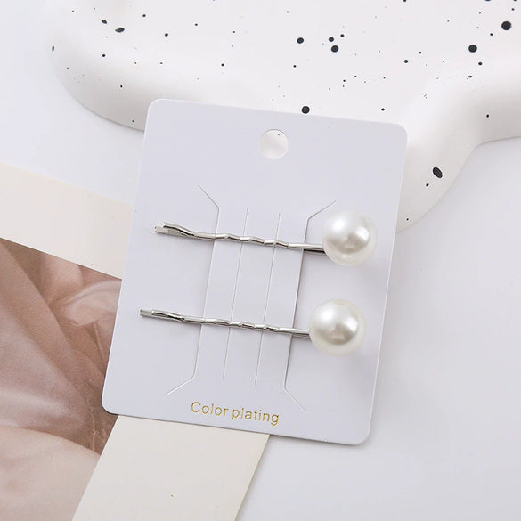 Wholesale Zinc Alloy Electroplated Fashion Pearl Hairpin For Women
