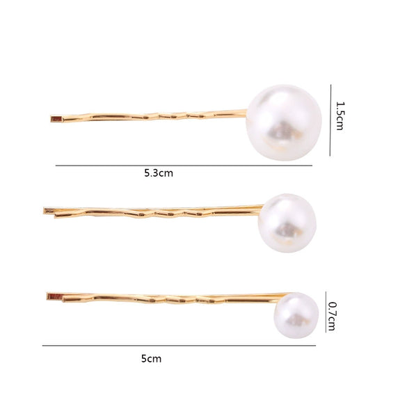 Wholesale Zinc Alloy Electroplated Fashion Pearl Hairpin For Women