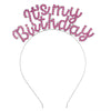 Wholesale Zinc Alloy Electroplated Geometric Simple Style Rhinestone Letter Headband For Women
