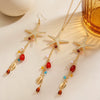 Wholesale Zinc Alloy Electroplated Starfish And Conch Marine Life Style Jewelry Set For Women