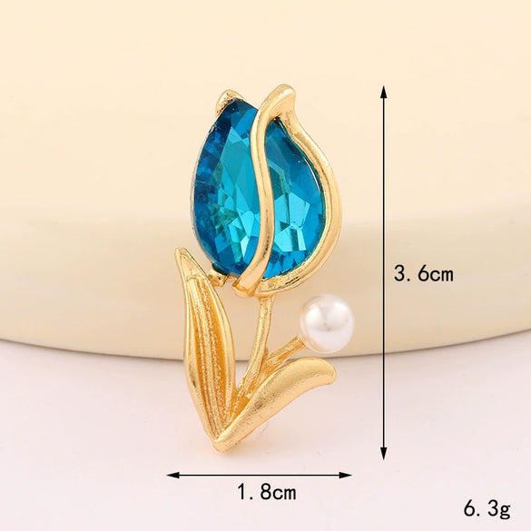 Wholesale Zinc Alloy Gemstone Tulip Strawberry Diy Jewelry Accessories Clogs Decoration Mobile Phone Stickers Electroplated For Women