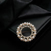 Wholesale Zinc Alloy Geometric Electroplated Scarf Buckle Brooch For Women's Clothing Accessories